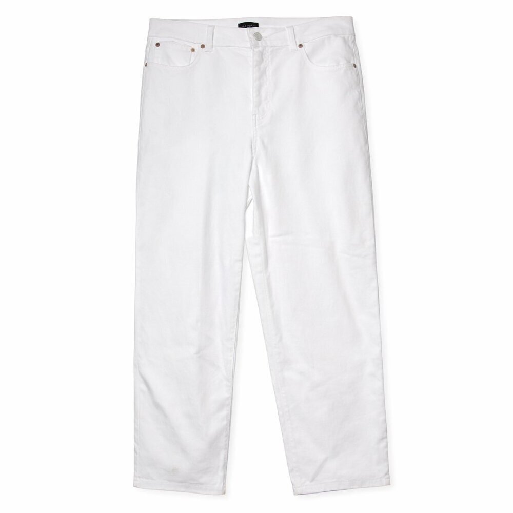 TALBOTS Flawless High Waist Straight Ankle Dark Wash Jeans Size 14